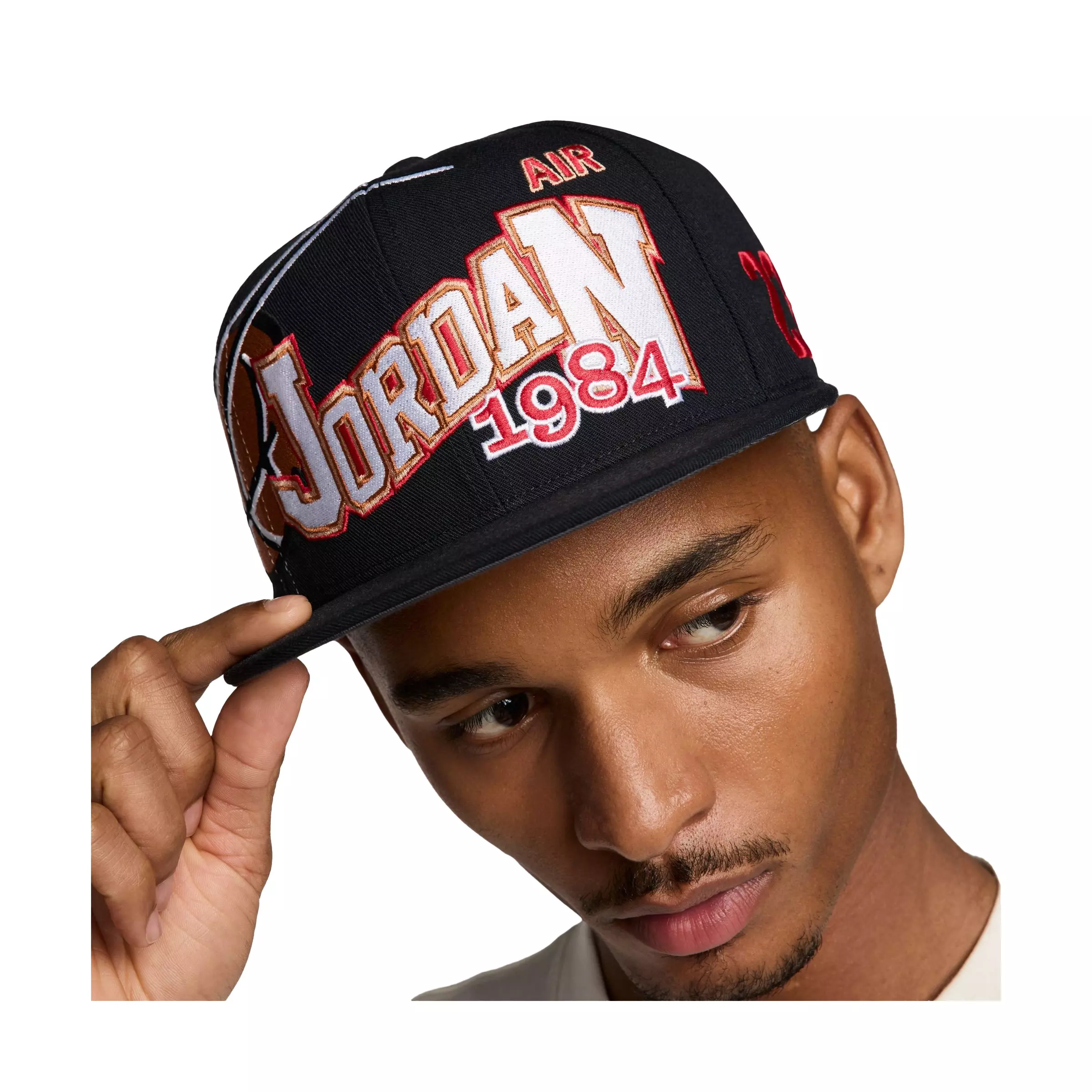 Jordan Basketball Pro Snapback Cap-Black